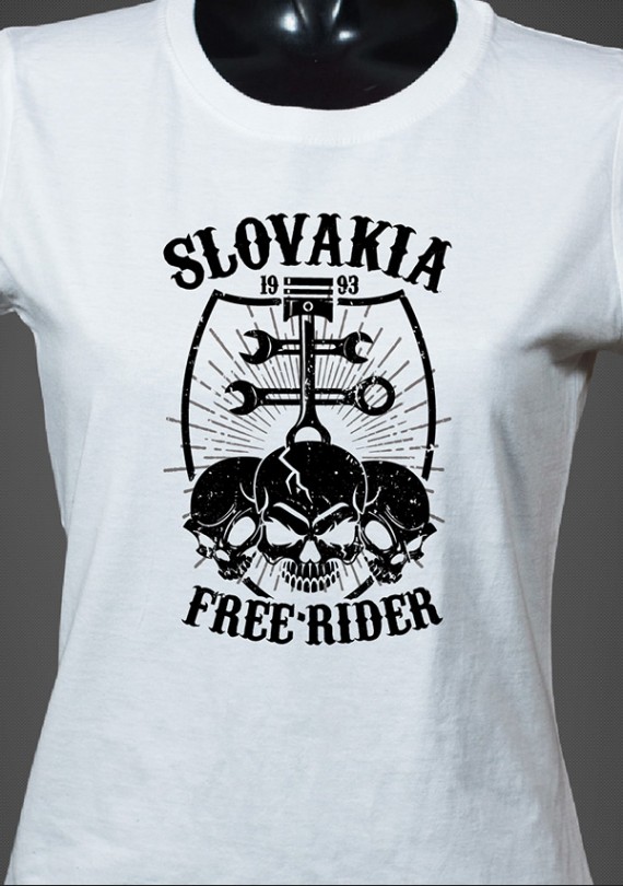 Free Rider - Dámske Tričko
