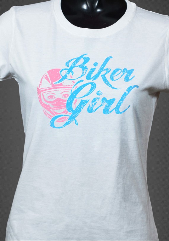Biker Girl - Dámske Tričko