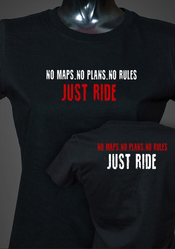 Just Ride - Dámske Tričko