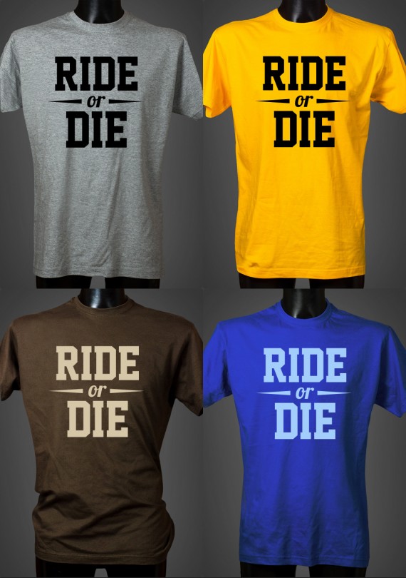 Ride or Die - Pánske Tričko